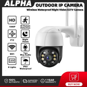 ALPHA V380 Pro CCTV camera connect to cellphone Outdoor IP66 Waterproof Night Vision Two-way Audio IP Security Cameras