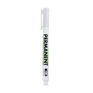 White Marker Pens 1.0mm 2.0mm Fast Drying Permanent Oily Waterproof Tire Paint Markers Graffiti Pens