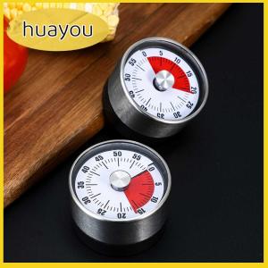 huayou เครื่องจับเวลาในครัวเครื่องเตือนเวลา60นาทีอุปกรณ์จับเวลาแบบแม่เหล็กทรงกลมอุปกรณ์ในครัว
