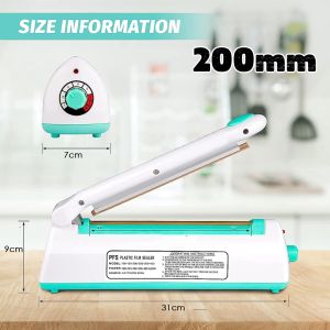 Plastic Sealer Machine Impulse Sealer Plastic Seal Mesin Sealer Plastik Pelekat Plastik Makanan Heat Sealing Machine 封口机