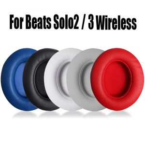 Replacement Earpads Cushion For Beats Solo 2 3 Wireless Earpads Headphones Bluetooth-compatible Headset Case Soft Cover
