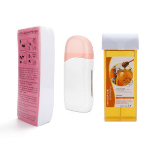 DECINIEE Electric Hair Remove Roller Depilatory Hair Removal Wax Wet Wax Strip With Epilator Machine Cartridge Wax Heater Waxing Paper