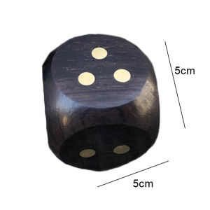 Surface Smooth 6 Sided Crude Wood Dice 2inch Natural Wood Dice 6 Sided Color Count Wood Dice
