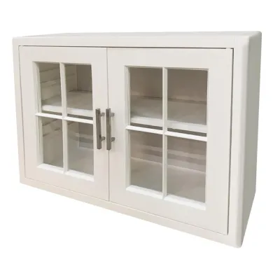 HomePro ตู้แขวนคู่ PP+กระจกCAB PONTE87.5x67.5ซม. แบรนด์ รุ่น