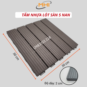 Tấm nhựa lót sàn ban công. Vỉ Nhựa Lót Sàn Chống trơn trượt bể bơi sân vườn sân thượng nhà tắm nhà vệ sinh tiểu cảnh
