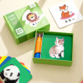[SG Stock] Reusable Flash Cards Magic Water Colouring Card With Pen Preschool Educational Toy Birthday Gift. 