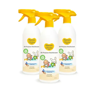 Mamas Choice All-Purpose Disinfectant Spray | Baby Safe Toy & Surface Sanitiser | Alcohol-Free | Food-grade