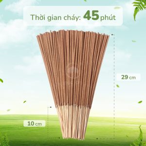 [COMBO 6 Hộp] Nhang Quế Thiên Nhiên 3000 cây 29cm - TIẾT KIỆM 78K - Nhang Sạch Mộc Lậm - Ít Khói