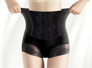 OK Bra Thin Lace High Waist Traceless Body Abdominal Underpants Womens Postpartum Body Shaping Corset Waist Lifting Hip Abdominal Pants Ladies Safety Pants