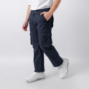 Celana Cargo Panjang Anak Laki - Laki 1 - 12 Tahun Green Army