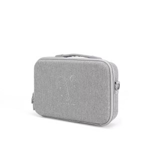 Carrying Case with Shoulder Strap for Insta360 X4 Air/X5/X4 Action Camera Waterproof Anti-shock Compact Travel Bag  Handle and Pocket Hard Shell PU Case for Insta360 X4 Accessories Kit