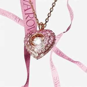 25 Swarovski Hyperbola Necklace Womens Necklace Niche Necklace Girlfriend Gift Crystal Necklace Sterling Silver Jewelry Necklace Wedding Gift Womens Necklace No Fade Hand Jewelry Diamond Swan Necklace