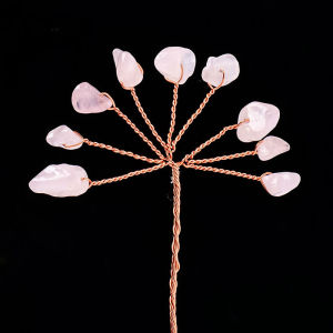 1pc DIY Crystal Money Tree BunchBendable Copper Wire with Stones treeMoney Trees Life Tree DIY Self-creative Decoration Design Home Decor Handicraft Art Tree Making