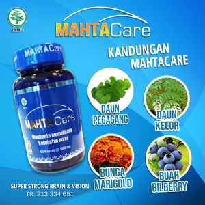 MAHTACARE  mahtacare obat mata kapsul obat herbal mata minus plus rabun katarak BPOM original garansi 100%