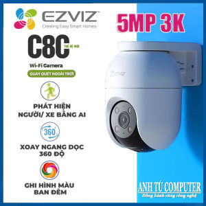 Camera WiFi EZVIZ C8C 3K 5MP quay quét thông minh