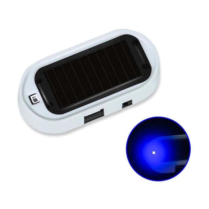 Yosoin Anti Theft Blinking Wireless Simulated Dummy Alarm Led Flashing Solar Powered Caution 9394