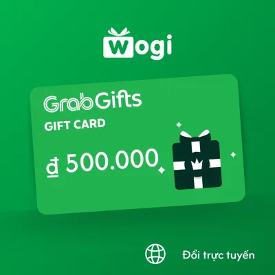 GrabGifts e-Voucher 500.000 ₫ (Có hiệu lực trong vòng 30 ngày)