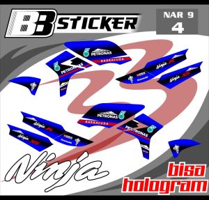 STRIPING PREMIUM Kawasaki Ninja R Ninja SS BISA HOLOGRAM List Sticker Variasi Nar 9
