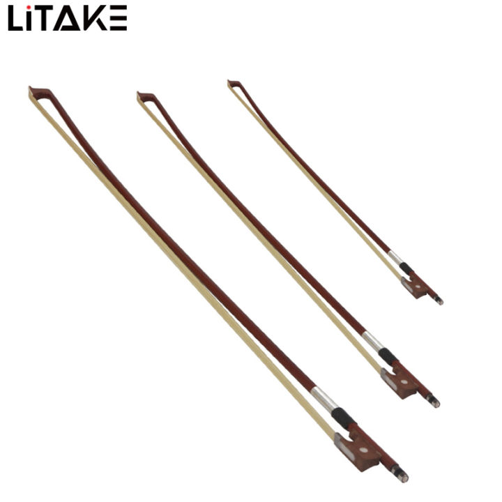 Violin Bow 4/4 Full Size Fiddle Bows Well Balanced Bow With Horsehair Arbor For Professional
