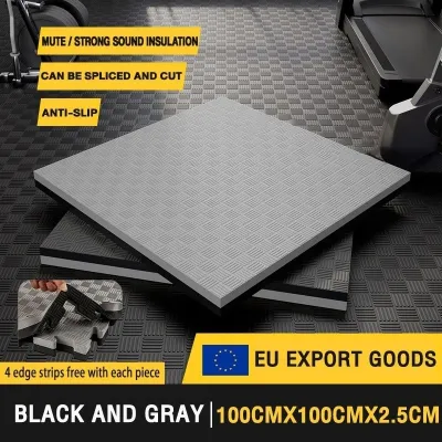 100x100cm Foam Floor Mat Crawl Mat Gym Thickened Splice Home Fitness Yoga Soundproof Anti-Slip