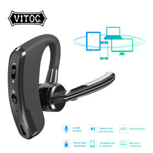 V8ไร้สายชุดหูฟังบลูทูธหูฟังหูฟังสําหรับธุรกิจมีไมโครโฟนในตัวหูฟังแฮนด์ฟรีสําหรับขับรถ