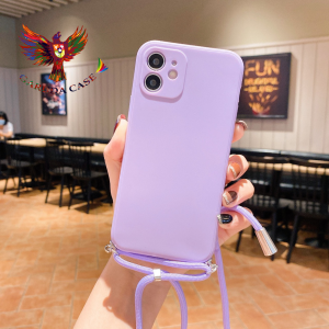 GRC Slingcase Softcase Casing Candy macaroon pelindung kamera polos tali lanyard casing hp SAMSUNG A10 M10  A11 M11 A12 A20S A21S A20 A30 A31 A32 4G A42 5GB M42 5G A50 A50S A30S A51 A52 4G A52 5G A72 4G A22 5G A72 5G A750 A7 2018 [SM]