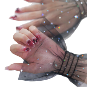 Lấp Lánh Sao glitters tay bao gồm còng tay áo cho móng tay Studio chụp ảnh thời trang armwear phụ kiện trang trí