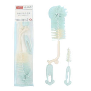 Cọ rửa bình sữa núm ti 2 chi tiết moonship 360 độ ( loại cao cấp)