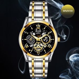 AIYISHI Jam Tangan Pria Waterproof Anti Air Night Vision Arloji Cowok Mewah 2024 (W1-001-1806)