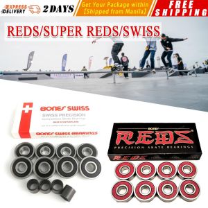 【608 Bearings】8PCS 608ZZ Ball Bearings Carbon Steel Single Row ABEC-7 Deep Groove Miniature Bearings Replacement Skateboard Scooter Parts Bones-Bearing