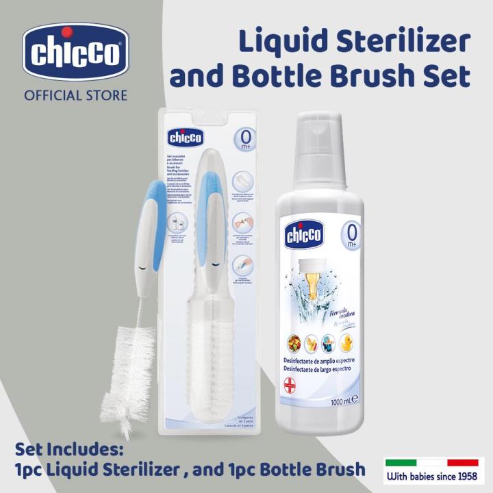 Chicco Bundle Baby Bottle Liquid Sterilizer Bottle Brush Lazada PH