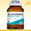 Blackmores Odourless Fish Oil 1000mg 400 Kapsul Omega 3 1000 Capsules 