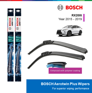 BỘ GẠT MƯA BOSCH AEROTWIN PLUS 26" & 21": LEXUS RX200t ĐỜI XE 2015 ĐẾN 2019