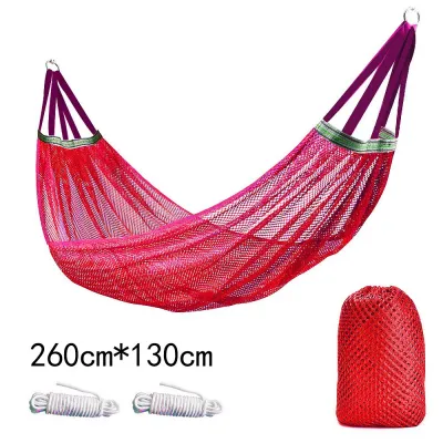 Buy1 Take1 Camping Duyan Hammock Ice Silk Foldable Travel Hammock with Storage for Outdoor Hiking