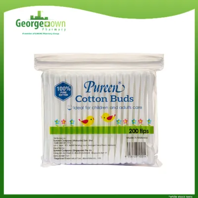 PUREEN COTTON BUDS POLYBAG 200S