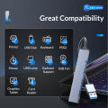ORICO Type C HUB 4พอร์ต USB 3.0 2.0ตัวแยกสัญญาณ OTG อะแดปเตอร์แบบพกพาแท่น TF สำหรับอุปกรณ์คอมพิวเตอร์. 