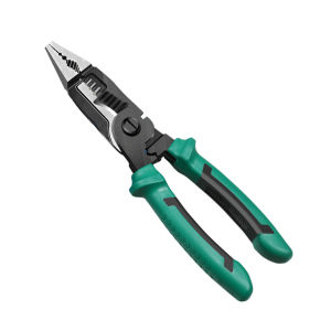 OUDISI 【Ready Stock】 Multi 9in1 Wire Stripper Electric Wire Cable Cutting Scissor 8inch Stripping Pliers Total Cutting Pliers Stripping Crimping