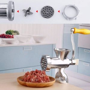 Máy xay thịt bằng tay đế kẹp bàn đa năng tiện lợi cho gia đình