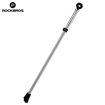ROCKBROS Stainless Steel Bicycle Kickstand Antiskid Quick Release Folding Parking Rack Bicycle Foot Support Mtb Road Bike Stand bmx