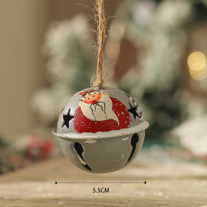 Charm Retro Distressed Christmas Iron Decoration Pendant Angel Old Man Snowman Small Pendant Accessories