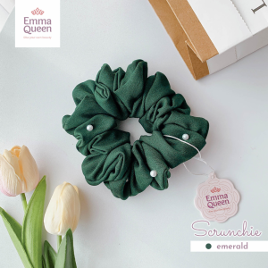 EmmaQueen - Cepol Hijab Scrunchie Kunciran Ikat Rambut Wanita Mix Variasi Mutiara Cantik