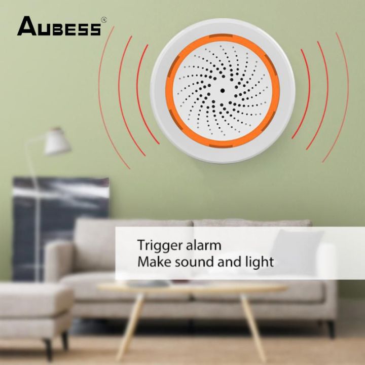 Aubess Zigbee Tuya Wireless Sound Light Sensor Battery Built-in Smart ...