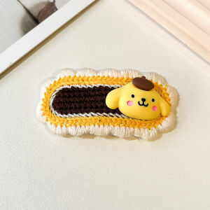 Annies Sphere Cute Japanese Style Knitted Hair Clips for Kids Cartoon Character Design