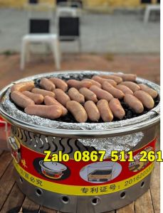 Máy nướng đá lạp xưởng hà khẩu giá rẻ tại Hà Nội