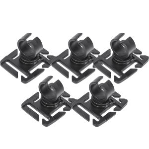 5 cái Giá Kẹp Đèn pin móc khóa Nhẫn U công việc ngoài trời xoay 360 ° Ba lô đèn treo kẹp leo núi Túi kẹp ống nước