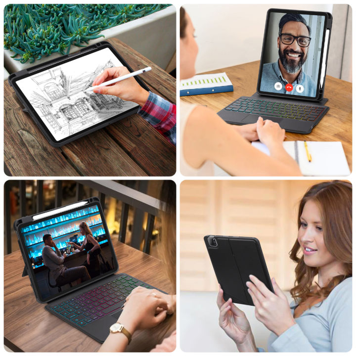 GOOJODOQ%20For%20iPad%20Magnetic%20Removable%20case%20with%20Bluetooth%20Backlit%20Trackpad%20Keyboard%20Compatible%20With%20iPad%207gen%208gen%209gen%2010.2inch%20iPad%20Air3%2010.5inch%20Air4/5%2010.9inch%20iPad%20Pro%2011/12.9%20-%20Image%208