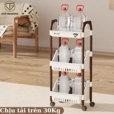 Kệ nhựa có bánh xe 4 tầng 3 Tầng 2 Tầng Xe Đẩy Để Đồ Đa Năng Cao Cấp Tiện Lợi Cho Spa Nhà Bếp Nhà Tắm Phòng Làm Việc