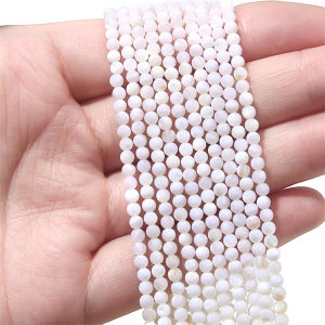 125Pcs/Strand 3mm Natural Freshwater Shell Round Beads Multicolor Dyed Mother Of Pearl Loose Bead For Jewelry Making DIY Bracelet Accessories