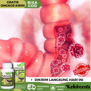 Obat Kanker Usus Obat Usus Luka Obat Radang Usus Obat Infeksi Usus Obat Pembersih Usus Kotor Obat Kanker Usus Besar Obat Kram Usus Obat Peradangan Pada Usus Obat Penyumbatan Pada usus Obat Herbal Penyakit Usus Dengan Keloreena 50 Kapsul BPOM