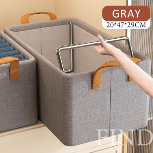 FIND Large Storage Box Organizer  Baby Clothes Storage Stackable Foldable  Large  Room Wardrobe Closet Organizer